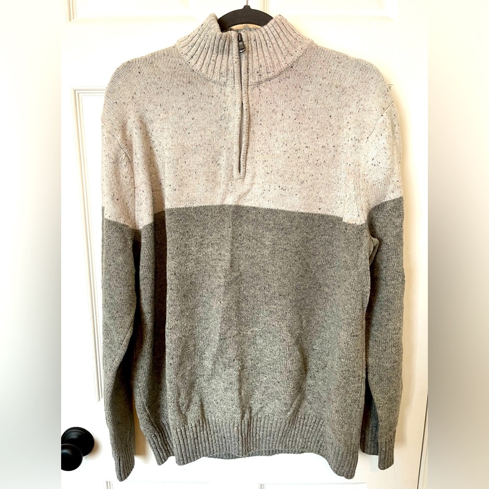 Sonoma collared quarter zip sweater